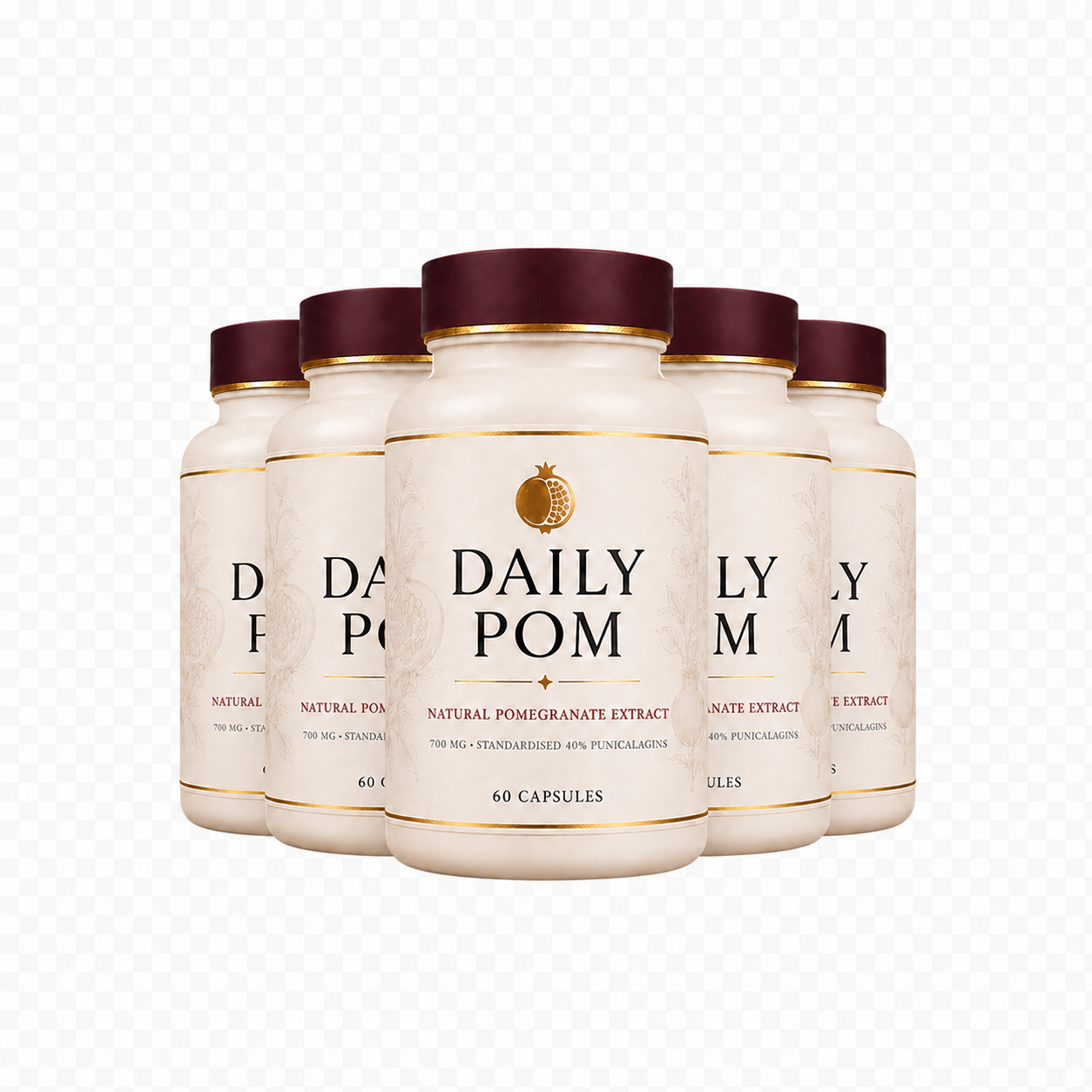 Daily Pom 5 bottle bundle