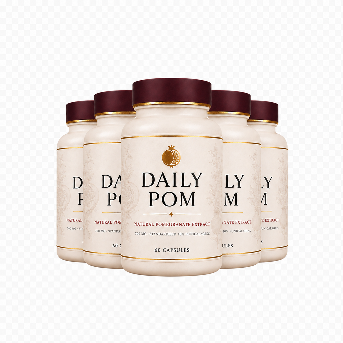Daily Pom 5 bottle bundle